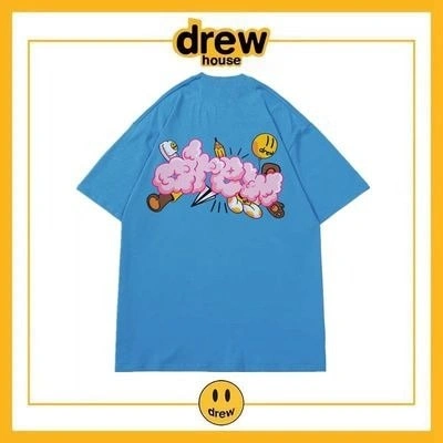 Drew House Short Sleeve T-Shirt Cotton Loose Unisex Summer Style 5
