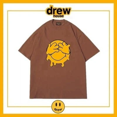 Drew House Short Sleeve T-Shirt Cotton Loose Unisex Top Style 14