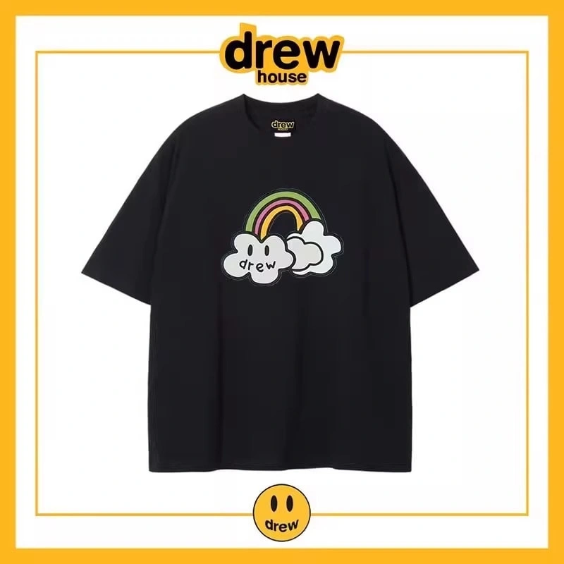 Drew House Short Sleeve T-Shirt Cotton Unisex Loose Summer Style 1