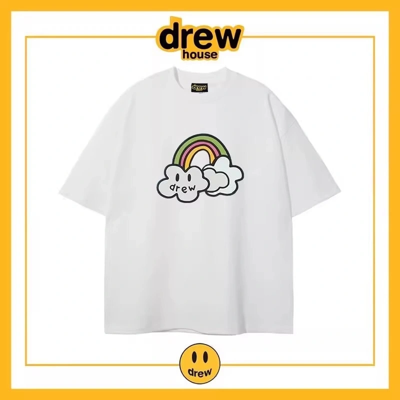 Drew House Short Sleeve T-Shirt Cotton Unisex Loose Summer Style 10