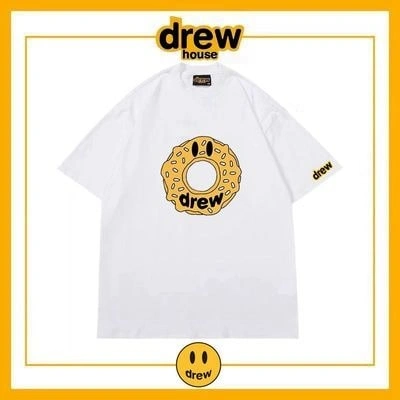 Drew House Short Sleeve T-Shirt Print Unisex Cotton Loose Summer Style 1