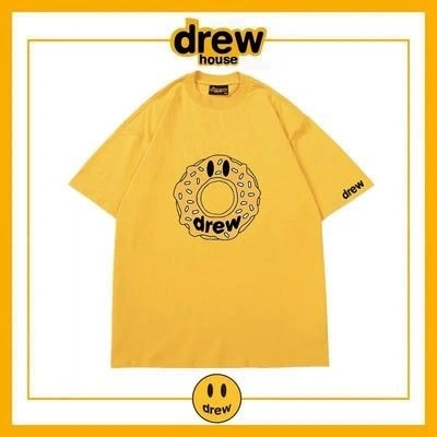 Drew House Short Sleeve T-Shirt Print Unisex Cotton Loose Summer Style 4