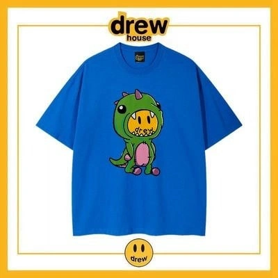 Drew House Short Sleeve T-Shirt Unisex Cotton Loose Base Style 7