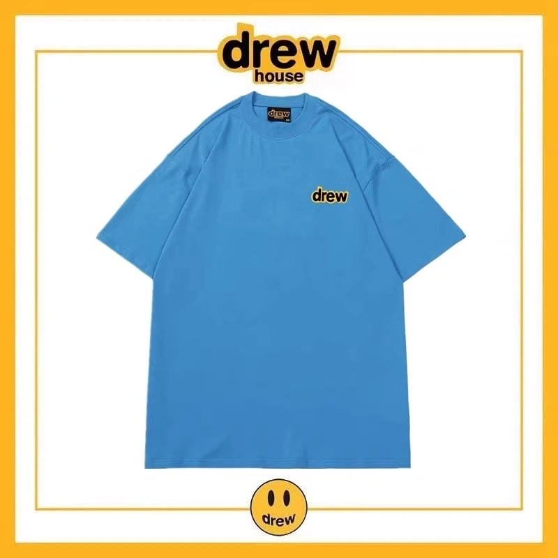 Drew House Short Sleeve T-Shirt Unisex Cotton Loose Summer Top Style 10