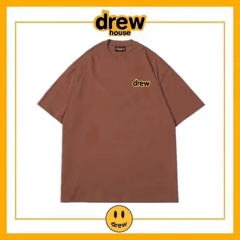 Drew House Short Sleeve T-Shirt Unisex Cotton Loose Summer Top Style 19