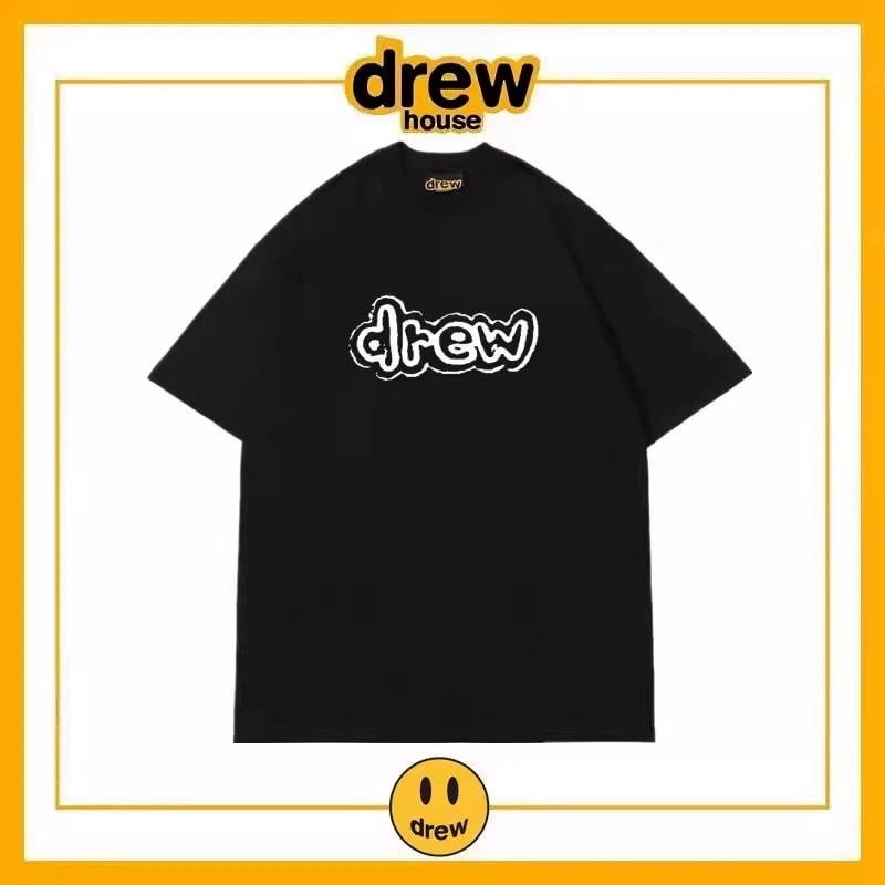 Drew House Short Sleeve T-Shirt Unisex Cotton Loose Tee Style 12