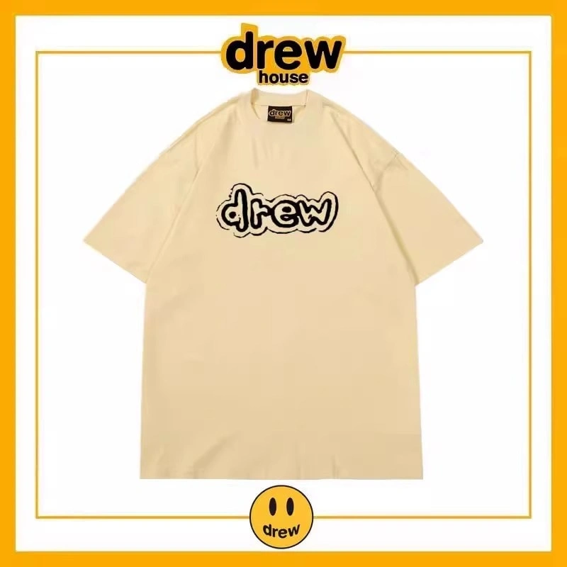 Drew House Short Sleeve T-Shirt Unisex Cotton Loose Tee Style 15