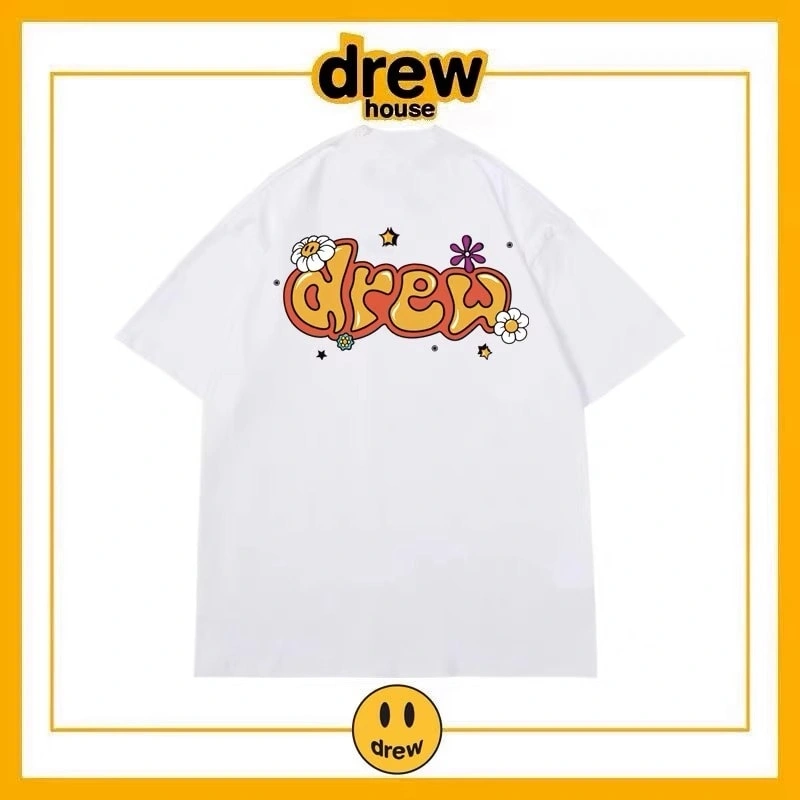 Drew House Short Sleeve T-Shirt Unisex Cotton Print Casual Top Style 1
