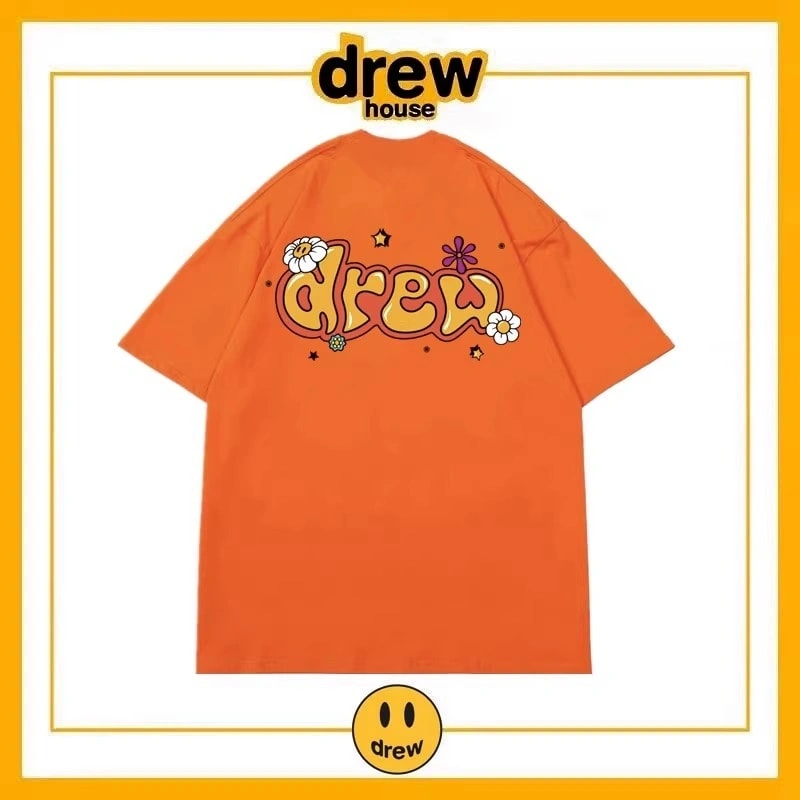 Drew House Short Sleeve T-Shirt Unisex Cotton Print Casual Top Style 3