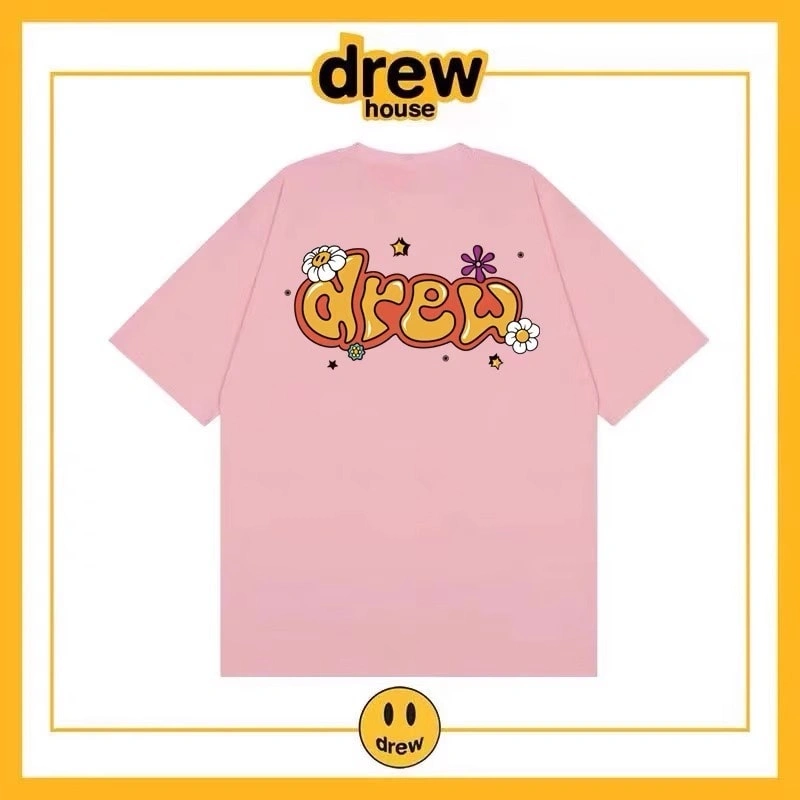Drew House Short Sleeve T-Shirt Unisex Cotton Print Casual Top Style 5