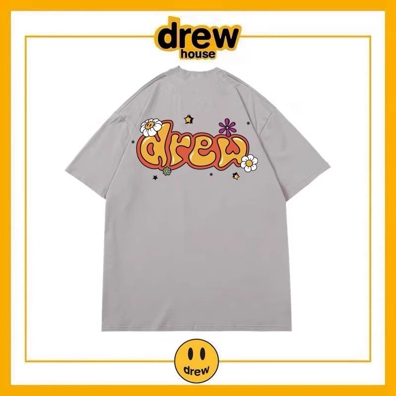 Drew House Short Sleeve T-Shirt Unisex Cotton Print Casual Top Style 9