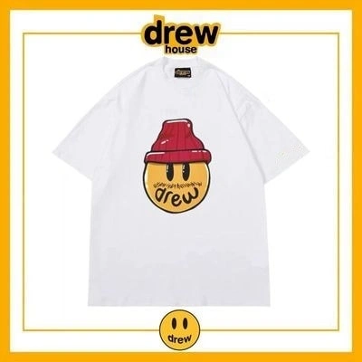 Drew House Short Sleeve T-Shirt Unisex Cotton Style 3
