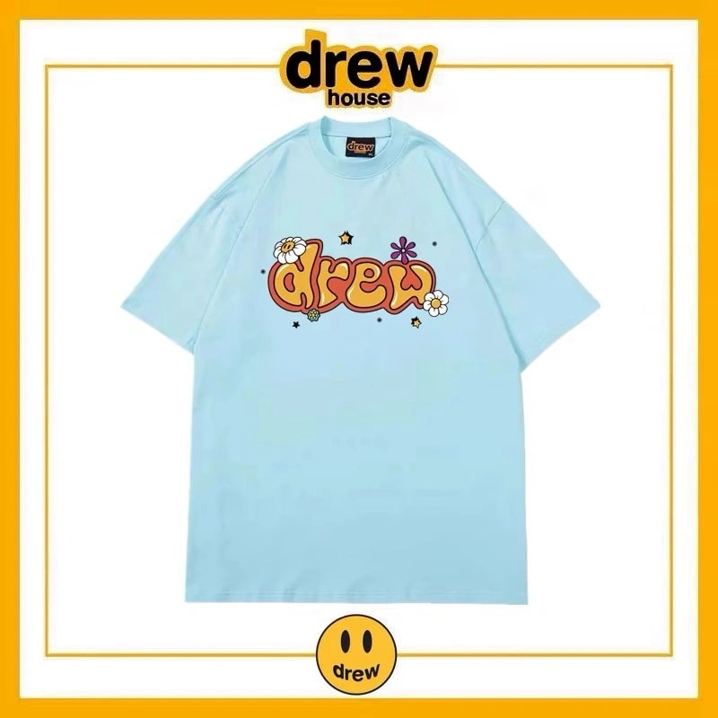 Drew House Short Sleeve T-Shirt Unisex Cotton Summer Top Style 10