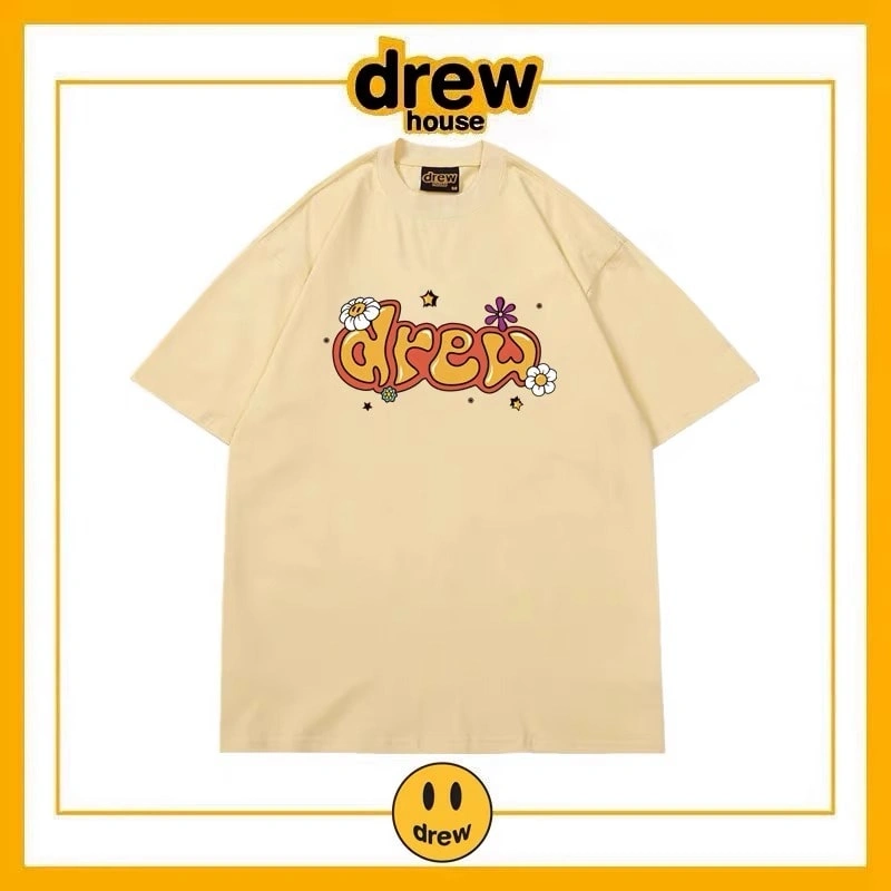 Drew House Short Sleeve T-Shirt Unisex Cotton Summer Top Style 2