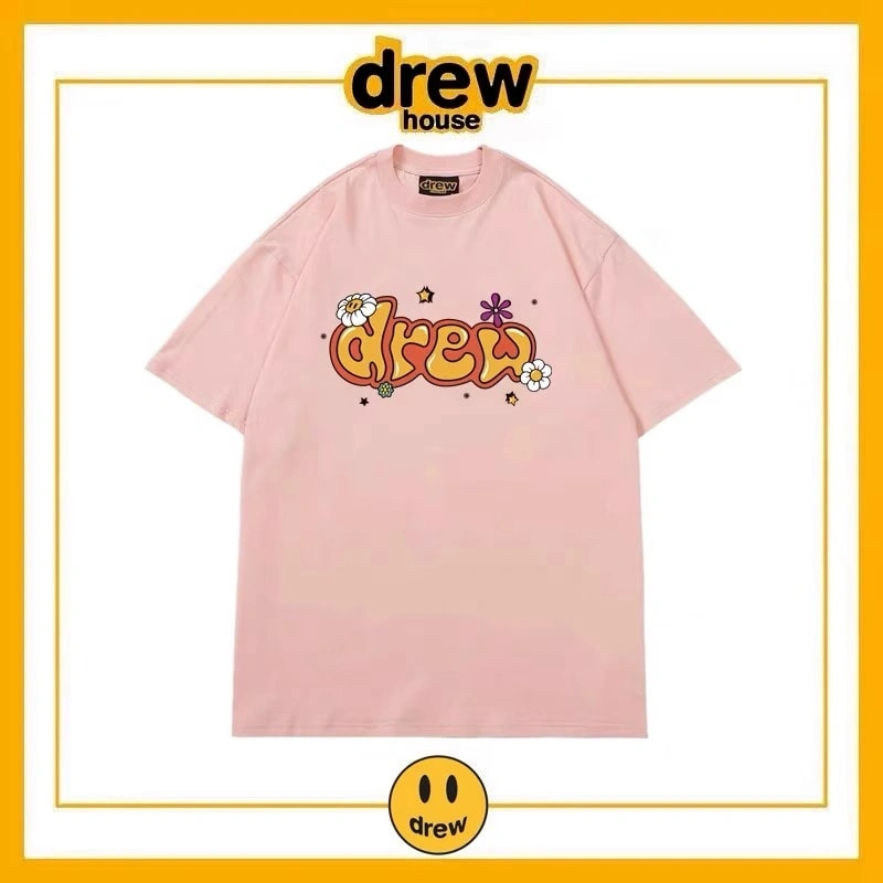 Drew House Short Sleeve T-Shirt Unisex Cotton Summer Top Style 5