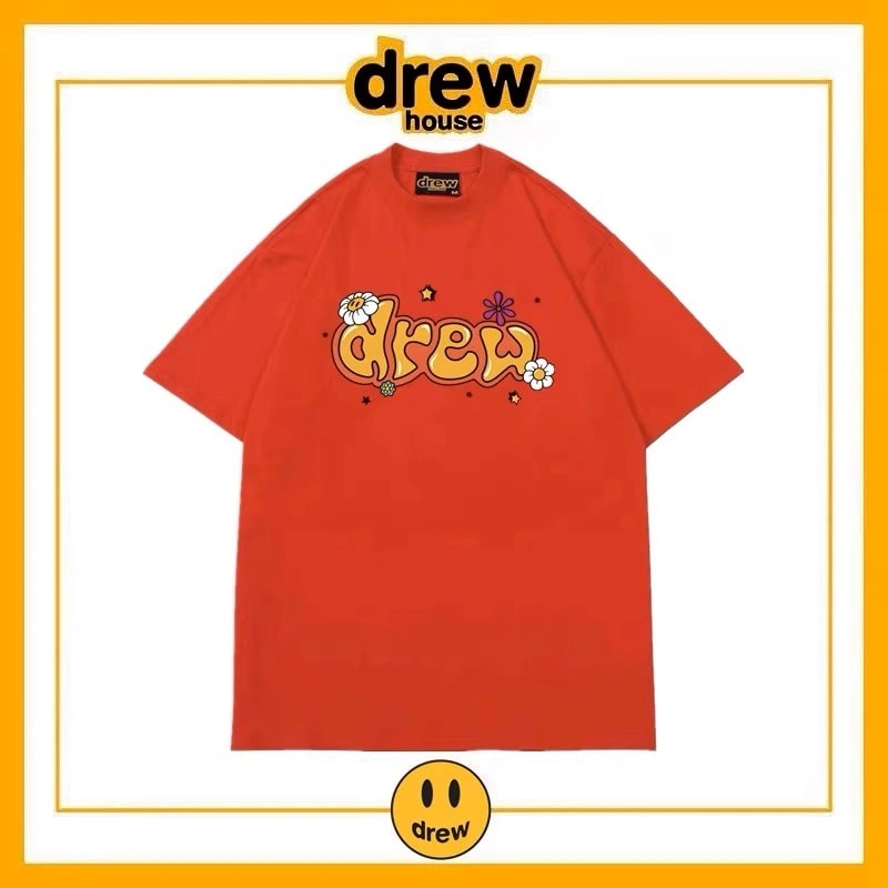 Drew House Short Sleeve T-Shirt Unisex Cotton Summer Top Style 8