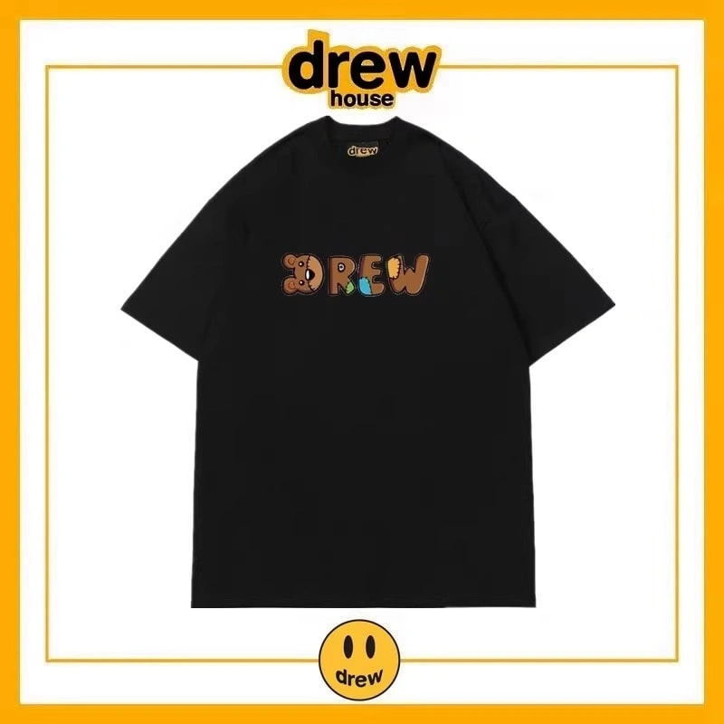 Drew House Simple Letter Short Sleeve T-Shirt Unisex Cotton Summer Style 6