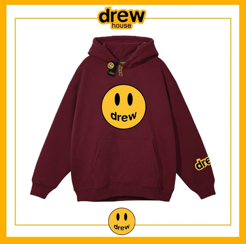 Drew House Sweatshirt Heavyweight Unisex Cotton Fleece Hoodie Style 1