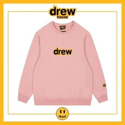 Drew House Sweatshirt Round Neck Unisex Cotton Fleece Style 3