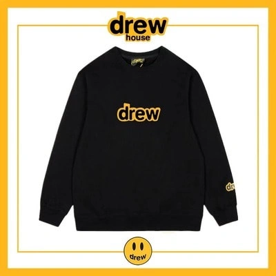 Drew House Sweatshirt Round Neck Unisex Cotton Fleece Style 8