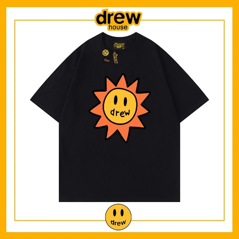 Drew Summer Flame Short Sleeve T-Shirt Unisex Cotton Base Style 16