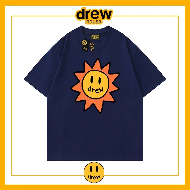 Drew Summer Flame Short Sleeve T-Shirt Unisex Cotton Base Style 17