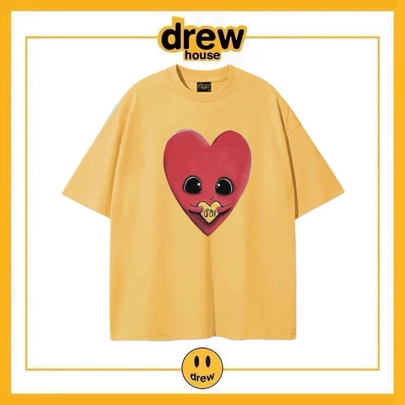 Drew Summer Flame Short Sleeve T-Shirt Unisex Cotton Top Style 13