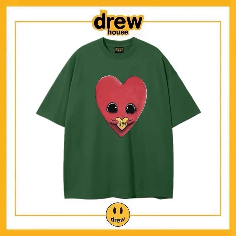 Drew Summer Flame Short Sleeve T-Shirt Unisex Cotton Top Style 9