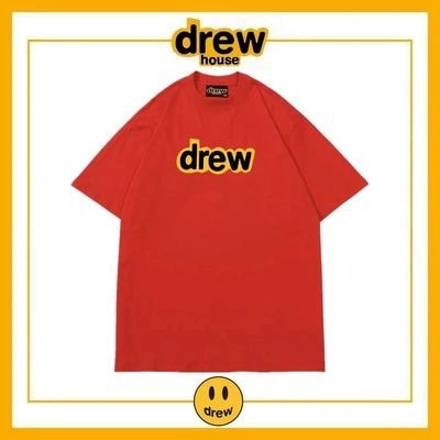 Drew Summer Short Sleeve T-Shirt Unisex Cotton Loose Tee Style 4
