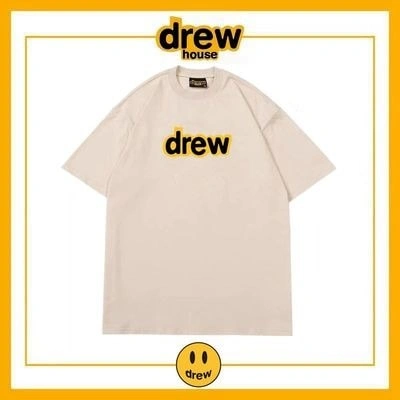 Drew Summer Short Sleeve T-Shirt Unisex Cotton Loose Tee Style 9