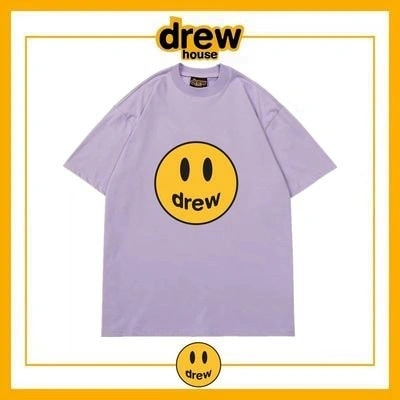 Drew Summer Short Sleeve T-Shirt Unisex Cotton Tee Style 12