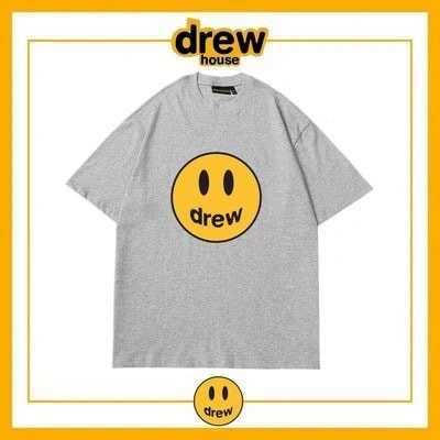 Drew Summer Short Sleeve T-Shirt Unisex Cotton Tee Style 17