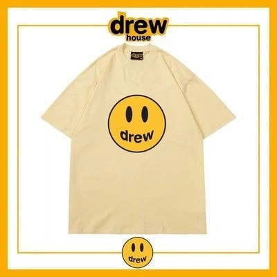 Drew Summer Short Sleeve T-Shirt Unisex Cotton Tee Style 21
