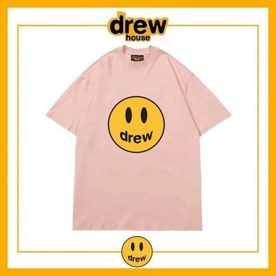Drew Summer Short Sleeve T-Shirt Unisex Cotton Tee Style 5