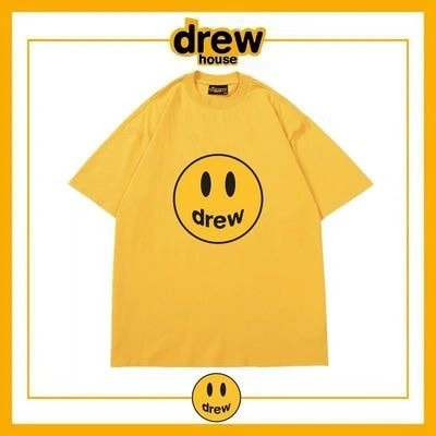 Drew Summer Short Sleeve T-Shirt Unisex Cotton Tee Style 7