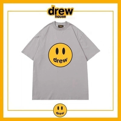 Drew Summer Short Sleeve T-Shirt Unisex Cotton Tee Style 9
