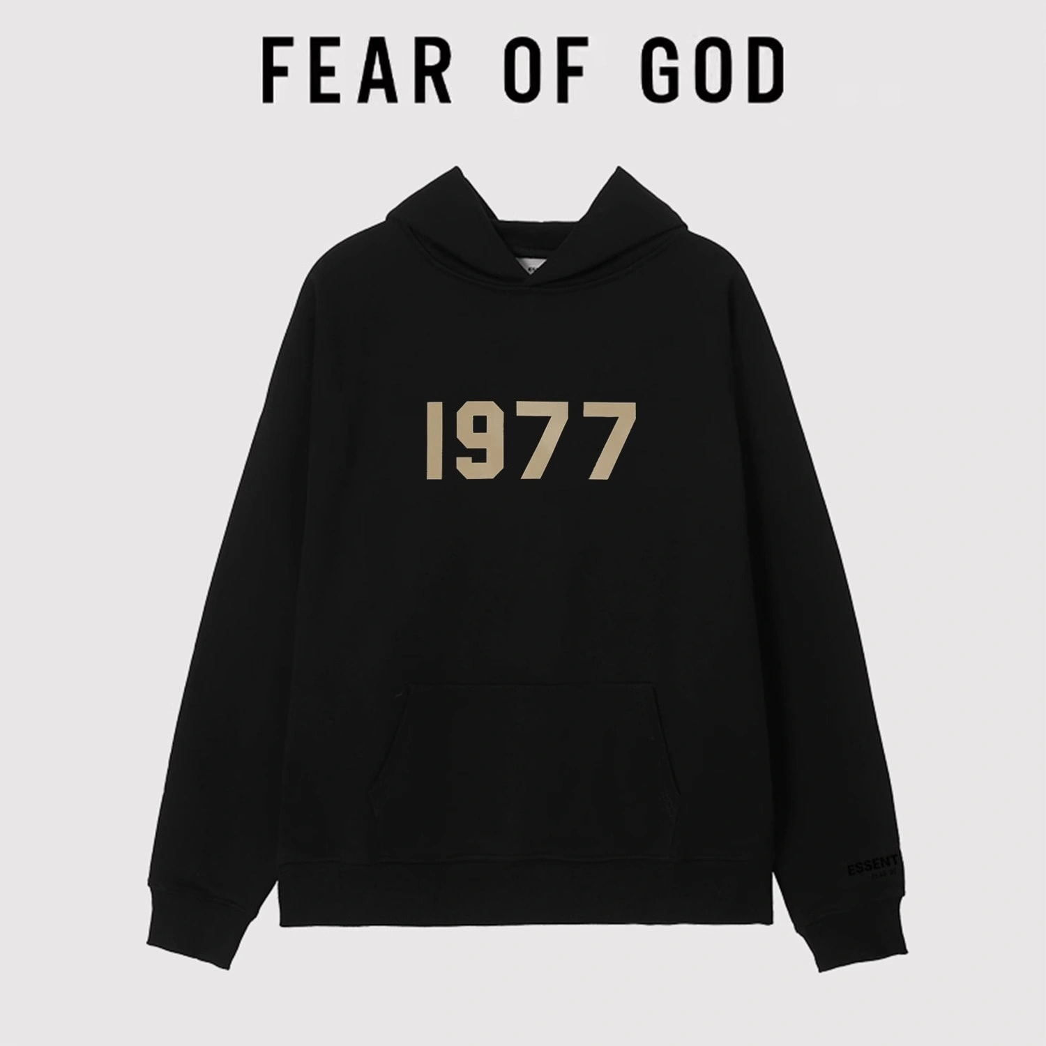 Essentials 1977 Hoodie Unisex Loose FOG High Street Autumn Couple Sweatshirt
