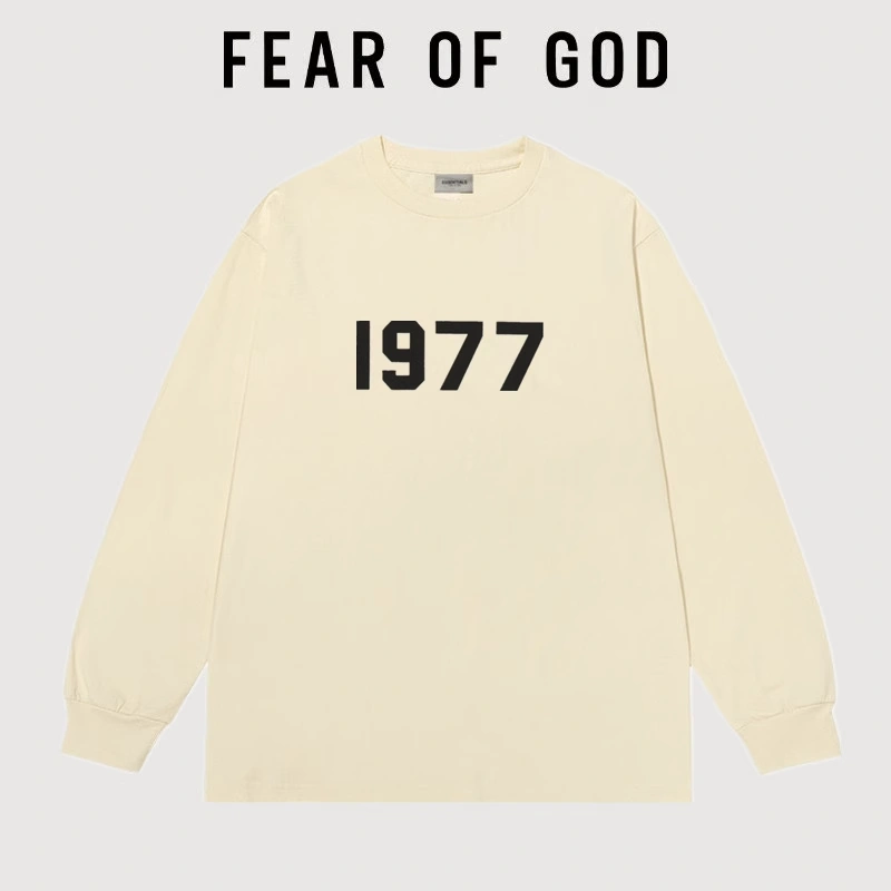 FOG Essentials 1977 Long Sleeve American Streetwear Loose T-Shirt Style 2