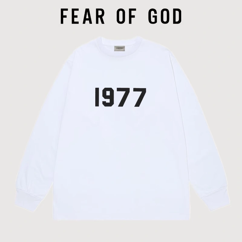 FOG Essentials 1977 Long Sleeve American Streetwear Loose T-Shirt Style 3