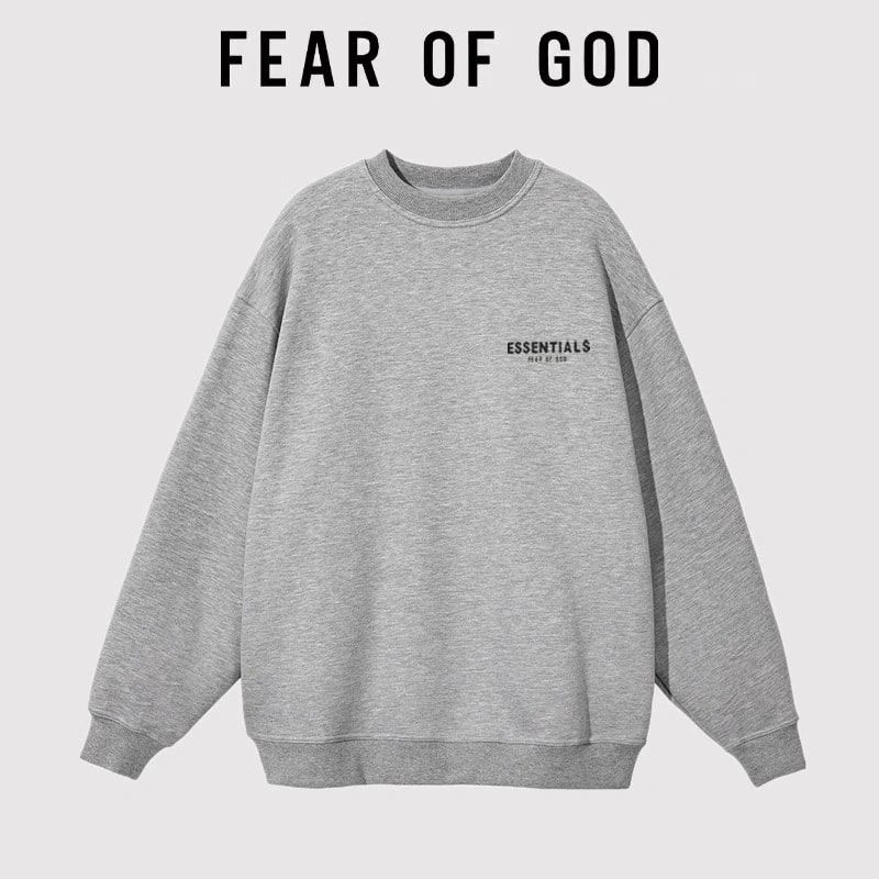 FOG Essentials Mini Logo Sweatshirt Unisex Streetwear Autumn Top Style 2