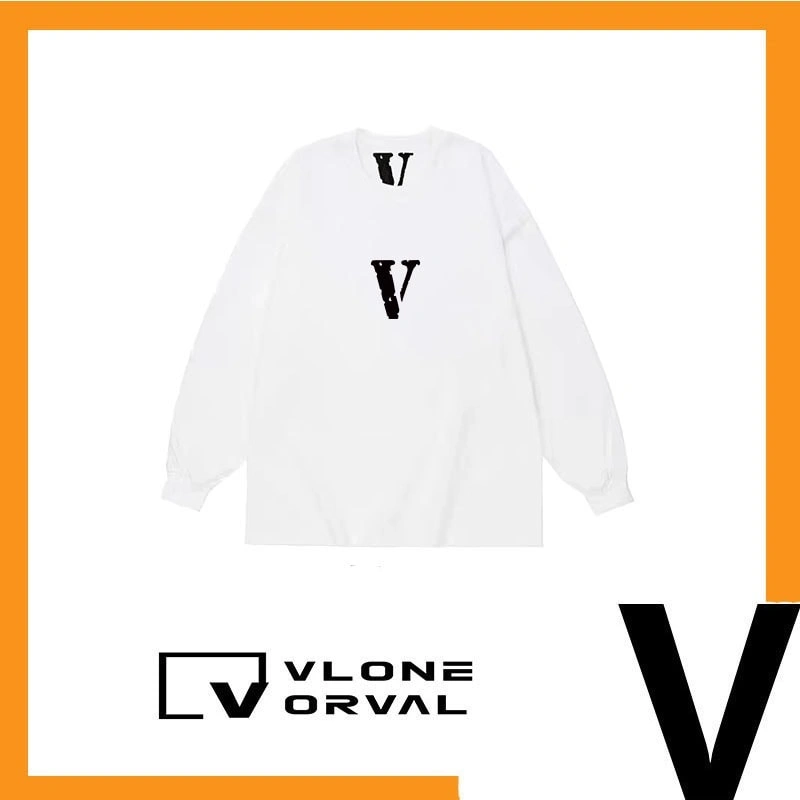 Vlone Orval Basic Logo Heavyweight Cotton T-Shirt Unisex Casual