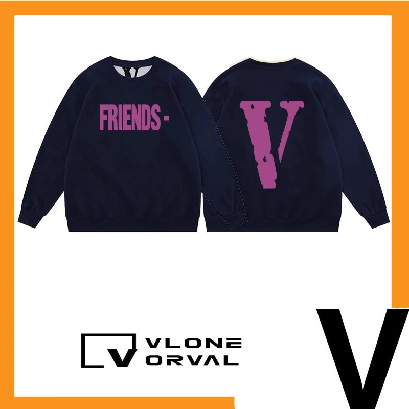 Vlone Orval Beijing Exclusive Big V Oversized Men’s Crewneck Sweatshirt Style 20