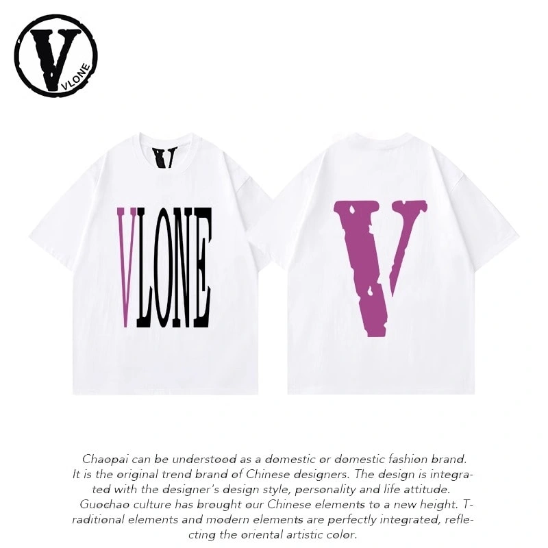 Vlone Orval Big V Short Sleeve Sunflower Vine Original Loose Cotton Couple Trend Style 10