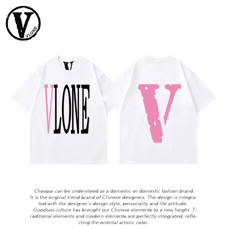 Vlone Orval Big V Short Sleeve Sunflower Vine Original Loose Cotton Couple Trend Style 16