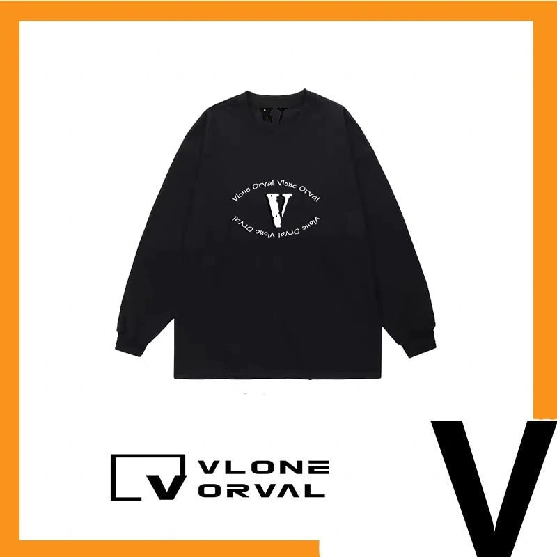 Vlone Orval Eye Letter Long Tee Unisex American Trend Style 1