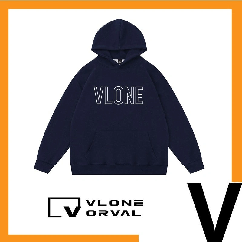 Vlone Orval Hollow Letter Hoodie Unisex American Trend Style 3
