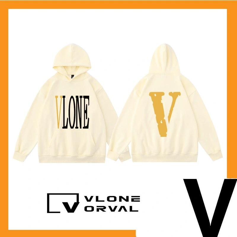 Vlone Orval Solid Color V Hoodie Unisex American Trend Style 14