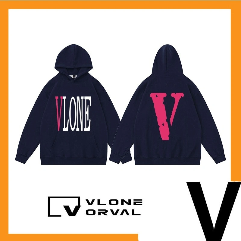 Vlone Orval Solid Color V Hoodie Unisex American Trend Style 18
