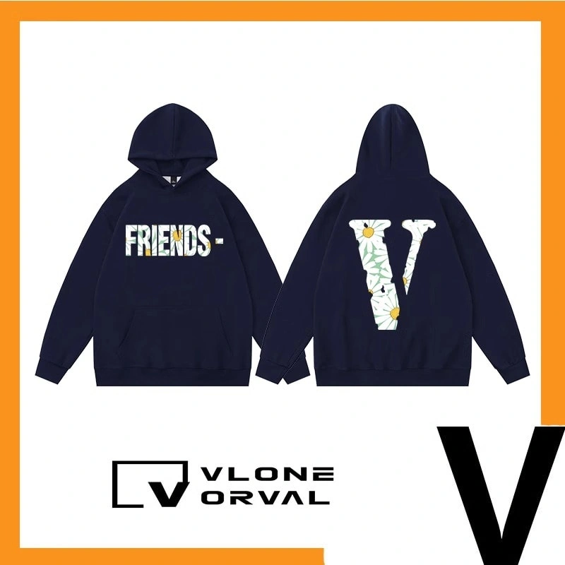 Vlone Orval Sunflower Vine Limited Edition Loose Fit Hoodie Unisex Style 3