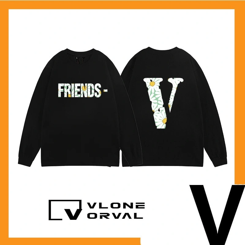 Vlone Orval Sunflower Vine Long Sleeve T-Shirt Unisex Limited Edition Style 2